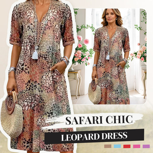 💥Safari Chic Leopard šaty