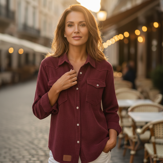 ✨ 49% SLEVA 🧥 Módní knoflíková halenka a kabát