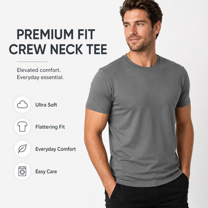 👕 OGRANICZONA CZASOWO 49% ZNIŻKI! ✨ Pánská trička s krátkým rukávem a kulatým výstřihem