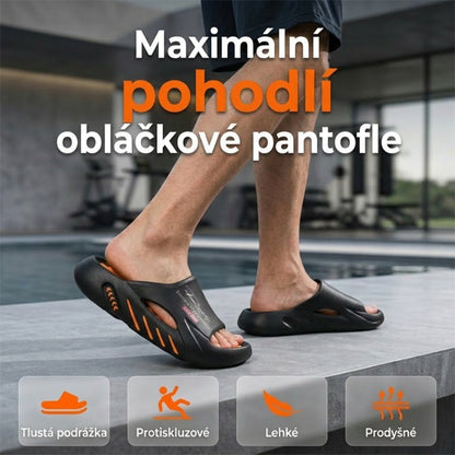 🏖️ Cloud-shaped thick-soled slippers – ☁️ soft and flexible, with raised sole, non-slip and stable – cash on delivery 💪