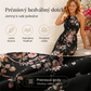 👗🌺 Halterové šaty s rozparkem a květinovým vzorem – SLEVA 49%! Smyslné, lehké a perfektní na léto, pláž nebo slavnostní příležitosti 🌸