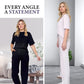 🔥🎁Nový příjezd 49% SLEVA💥✨Elegantní dámský 2dílný outfit – Pohodlný top a sladěné kalhoty