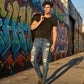 🔥🎁Nová 42% SLEVA🔥Pánské skinny džíny – moderní streetwear