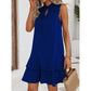 💃 Dámské šaty s geometrickým potiskem a mašlí – Stylové, elegantní a bez námahy chic ✨👗