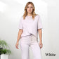 🔥🎁Nový příjezd 49% SLEVA💥✨Elegantní dámský 2dílný outfit – Pohodlný top a sladěné kalhoty