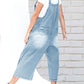 💃Časově omezená sleva 49% OFF💓👖Dámský roztomilý volnočasový overal s knoflíky a roztrhaným džínem