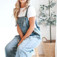 💃Časově omezená sleva 49% OFF💓👖Dámský roztomilý volnočasový overal s knoflíky a roztrhaným džínem