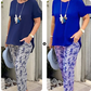 Dámský dvoudílný set | Top + batikované kalhoty | Plus size S-3XL | 5 barev | Pohodlí a styl 👗✨ -49%