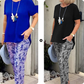 Dámský dvoudílný set | Top + batikované kalhoty | Plus size S-3XL | 5 barev | Pohodlí a styl 👗✨ -49%