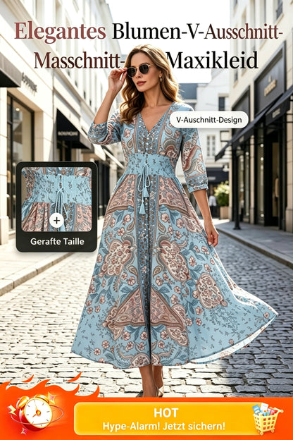 ⏳Omezená doba 49% sleva💥Elegantní dlouhé květinové šaty pro dámy🌸