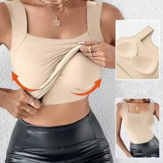 🌟 2026 Nejoblíbenější Produkt 💖 (M-3XL) Tvarovací Top se Zabudovanou Podprsenkou 💃