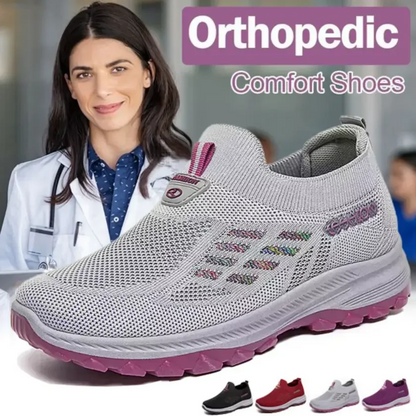 👟Novinky - Ortopedické vycházkové boty s podporou klenby – Prodyšná síťovina a polstrovaná stélka pro úlevu od bolesti
