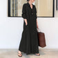 👗 Elegantní Dlouhé Šaty s Dlouhým Rukávem | 11 Barev | Velikosti S–5XL