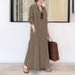 👗 Elegantní Dlouhé Šaty s Dlouhým Rukávem | 11 Barev | Velikosti S–5XL