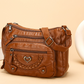 👜 Dámská měkká PU crossbody kabelka – Více kapes pro dokonalou organizaci 👜