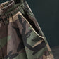 🎁2026 Novinky 49% SLEVA💥Pánské camo cargo kraťasy s cvočky – roztrhané, více kapes a elastický pas – drsné streetwear cargo kraťasy 🛹