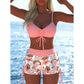 ⏳Časově omezená nabídka⏰Dámský bikini set – top se šňůrkou, chlapecké kraťasy, více stylů 🏖️