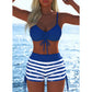 ⏳Časově omezená nabídka⏰Dámský bikini set – top se šňůrkou, chlapecké kraťasy, více stylů 🏖️