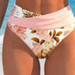 👙 49% OFF NOW ! 💐 Dámský květinový bikini set s vysokým pasem – Elegantní květinový vzor, lichotivý střih s vysokým pasem, měkká látka, ideální na pláž i k bazénu ☀️