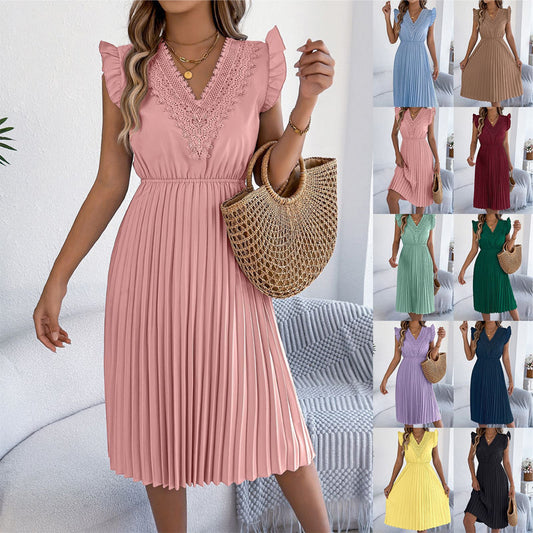 💥POSLEDNÍ ŠANCE POLOVIČNÍ CENA🌼 Rukávy s volánky, kvalitní směsová tkanina bez těsného střihu