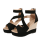 👡 Sandály Wedge Peep-Toe s páskem: Eleganční a pohodlné na léto! ✨