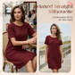 ✨ Rochie Damă cu Guler Rotund & Textură Unică – Elegantă, Anti-Cute, cu Buzunare, Până la Genunchi 👚