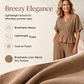 👗🌸 Elegantní dvoudílný set se zavazováním v pase a širokými nohavicemi