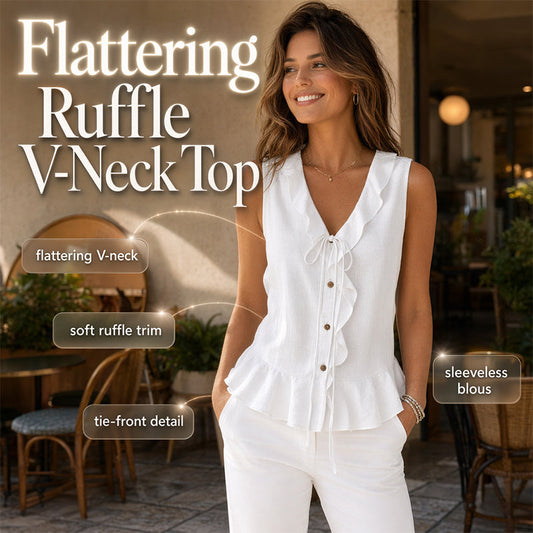 🔥49% КОРТИНГ ✨ Dámský top s peplum – Štíhlá & Elegantní 💕
