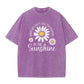 🌼☀️ Tričko unisex s kopretinami a vintage praním – Volný střih, S–3XL ✨