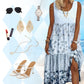 ⌛Časově omezená nabídka - Boho stylové šaty bez rukávů pro ženy
