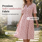 👗 49% SLEVA! 🌸 Dámské volnočasové šaty s výstřihem do V, květinovým potiskem a kapsami – Lehké, všestranné a praktické – Ideální na léto, procházky a dovolenou ☀️