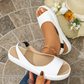🔥 49% SLEVA! 👡 Dámské plošinové sandály ✨ Třpytivý design, otevřené špičky a sportovní pro léto i každodenní nošení