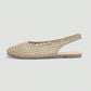 👡🌸 Dámské pletené sandály s otevřenou patou – Elegantní pletená textura, která okamžitě dodá francouzský šik a uvolněnou eleganci ✨
