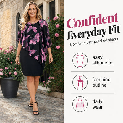 🛍️ 49% sleva – Elegantní šaty s květinovým potiskem a bez rukávů – lichotivá silueta, lehké a vzdušné ✨