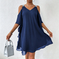 👗🌸Dámské plisované šaty s odhalenými rameny a výstřihem do V — elegantní, vzdušné🌟