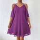👗🌸Dámské plisované šaty s odhalenými rameny a výstřihem do V — elegantní, vzdušné🌟