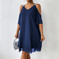 👗🌸Dámské plisované šaty s odhalenými rameny a výstřihem do V — elegantní, vzdušné🌟