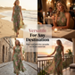 🌸 49% SLEVA! 👗 Elegantní maxi šaty s květinovým potiskem & nákrčníkem – Splývavá látka, lichotivá postavě & boho styl – Ideální na léto, dovolenou a teplé večery ☀️