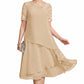 👗 49% SLEVA NYNÍ! 🌸 Dámské elegantní plus size vrstvené šaty – krajkové detaily, vysoký pas & perfektní pro všechny příležitosti ✨