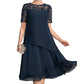 👗 49% SLEVA NYNÍ! 🌸 Dámské elegantní plus size vrstvené šaty – krajkové detaily, vysoký pas & perfektní pro všechny příležitosti ✨