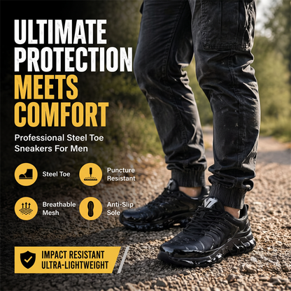 👟 53% OFF NOW! 🛡️ Lightweight Indestructible Steel-Toe Shoes – Composite toe & puncture-proof – Perfect for work, hiking or safety – comfortable & durable 🔧✨