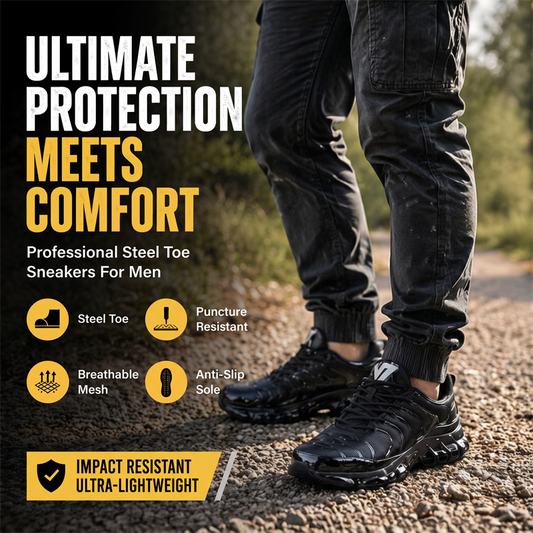 👟 53% OFF NOW! 🛡️ Lightweight Indestructible Steel-Toe Shoes – Composite toe & puncture-proof – Perfect for work, hiking or safety – comfortable & durable 🔧✨