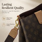 👜💼 Elegantní kabelka přes rameno pro ženy – vintage PU monogram, nastavitelný popruh, praktická elegance od kanceláře po každodenní nošení, bez námahy 🌸🏙️