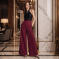 Trending Now⭐👖✨ Kalhoty s vysokým pasem a širokými nohavicemi s bočními knoflíky – lichotivá silueta a jedinečný detail pro bezstarostný styl