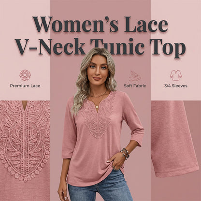 ☀️👚Topvolba - Halenková halenka s krajkovým lemem – Prodyšný materiál a lichotivý střih, vhodná do práce i na víkend 🌿