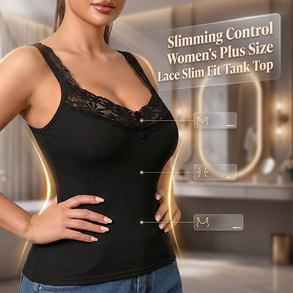 ⏰🍂Podzimní Early Bird Akce--Dámská Plus Size Krajková Zeštíhlující Halenka