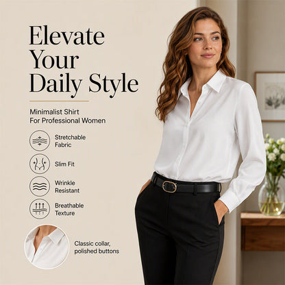 🥳2026 VELKÁ AKCE 49% SLEVA🥳💞50K+ PRODÁNO!🌸👚Nová kolekce - Saténová košile s knoflíky – Měkký, splývavý střih a všestranné kombinování pro každou příležitost