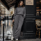 🍂Dámský ležérní dvoudílný set s kalhotami – elegantní dvoudílný outfit se širokými nohavicemi pro útulný každodenní styl🤍