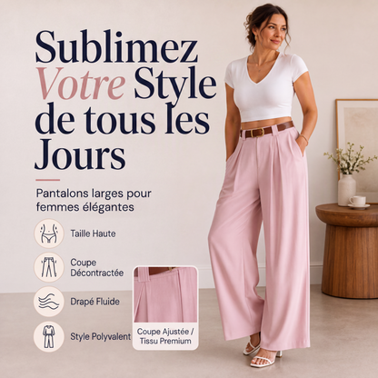 ✨ Vysoký pas dámské kalhoty – elegantní a lichotivé, volný střih
