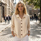 Women’s Casual Knit Button-Down Top